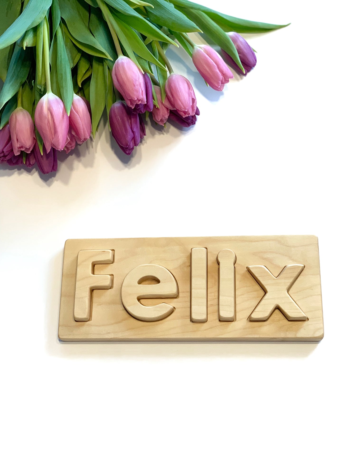 Personalized Hardwood Name Puzzles