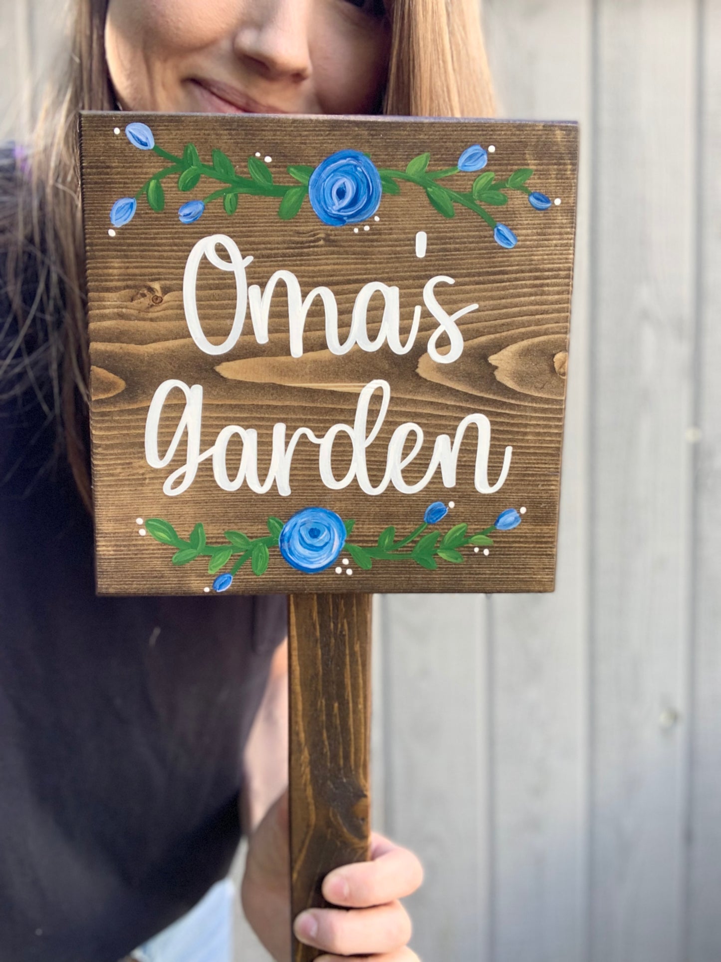 Square Garden Sign