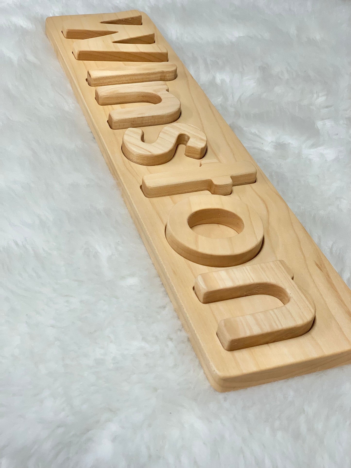 Personalized Hardwood Name Puzzles