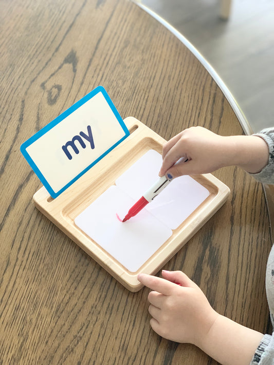 Flash Card, Salt & Sand Tray Plate / Sensory Tray, Writing Tray