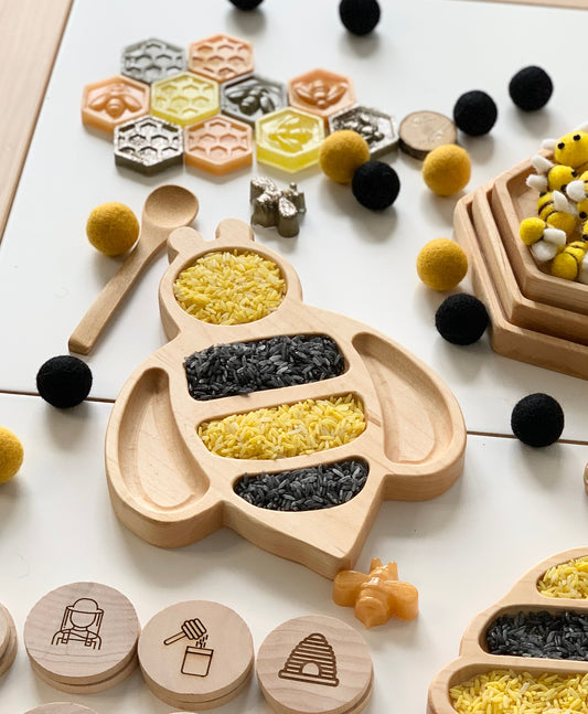 Bumble Bee Plate / Sensory Tray