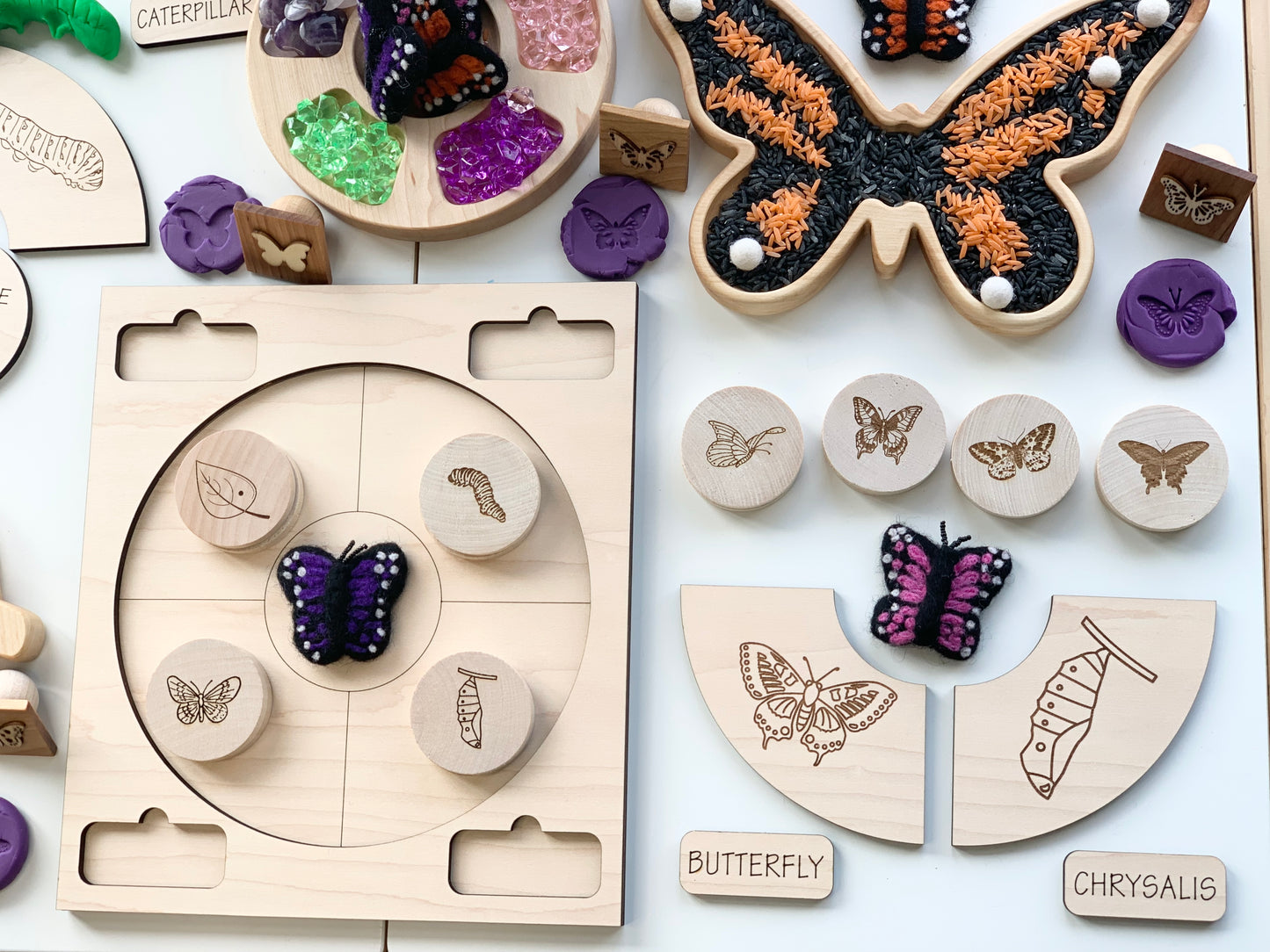 Butterfly Plate / Sensory Tray