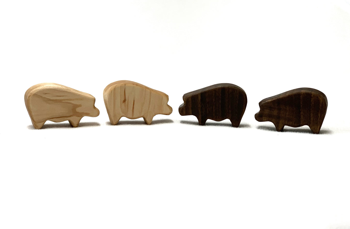 Farm Animal Wood Toy Figurines