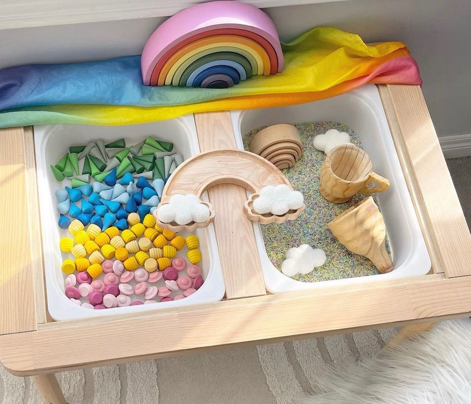 Rainbow Plate / Sensory Tray