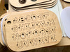 Maple Wood Uppercase Alphabet Puzzle Flisat Table Top Insert