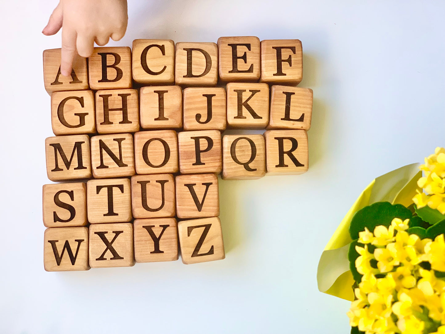 1.5” Alphabet Wood Blocks