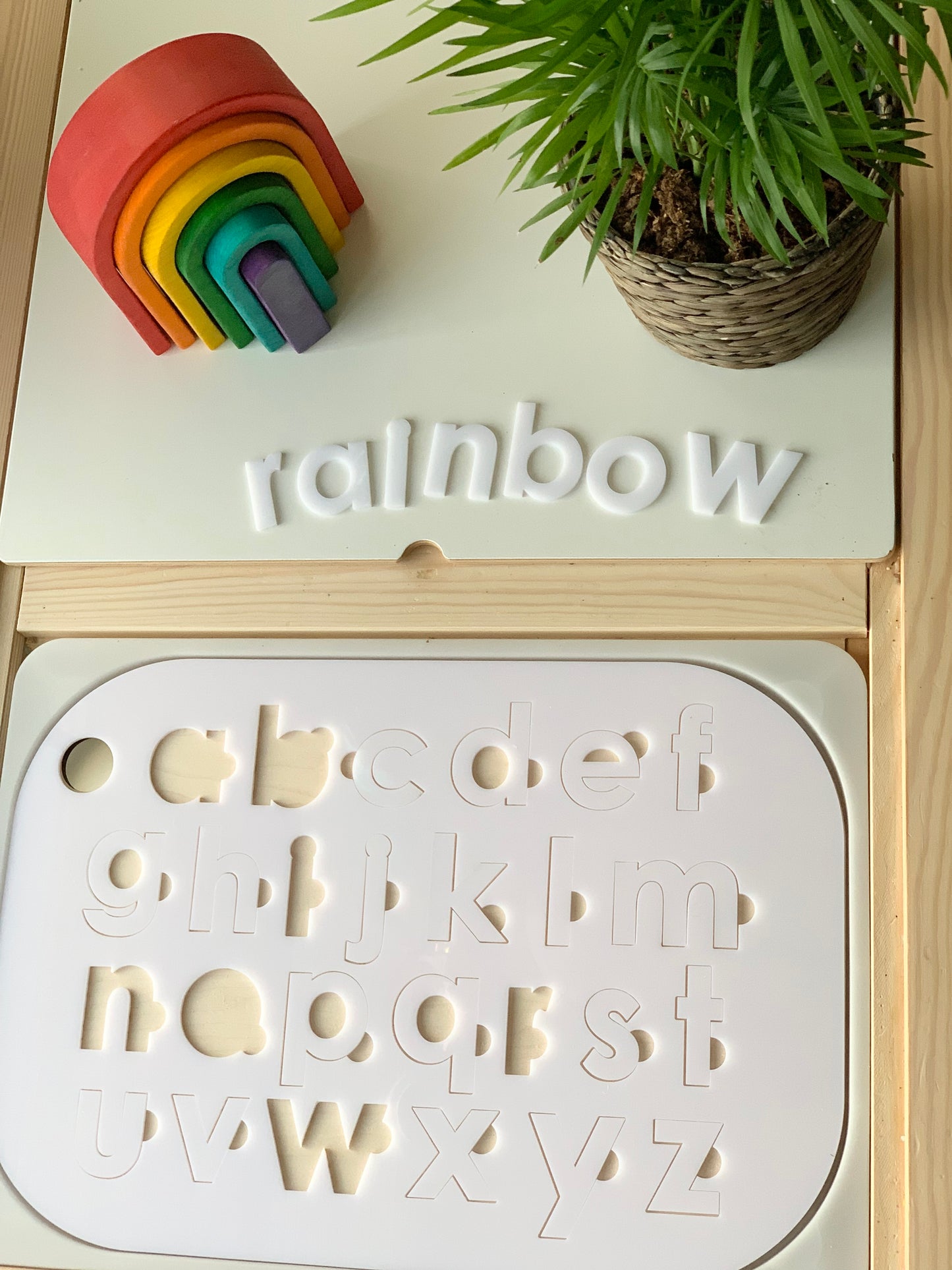 Lowercase Alphabet Puzzle Flisat Table Top Insert