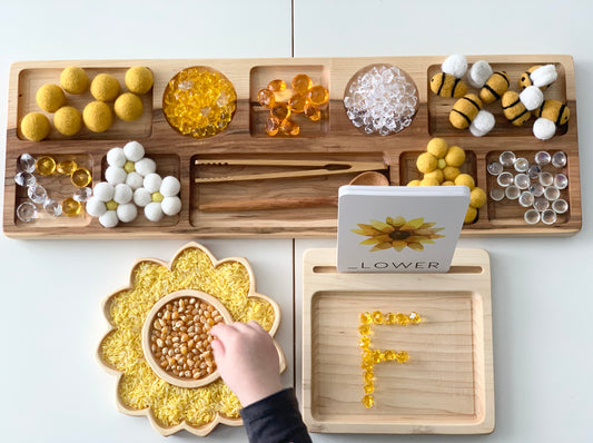 Sunflower Plate / Sensory Tray