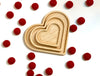 Nesting Heart Plates/Sensory Trays