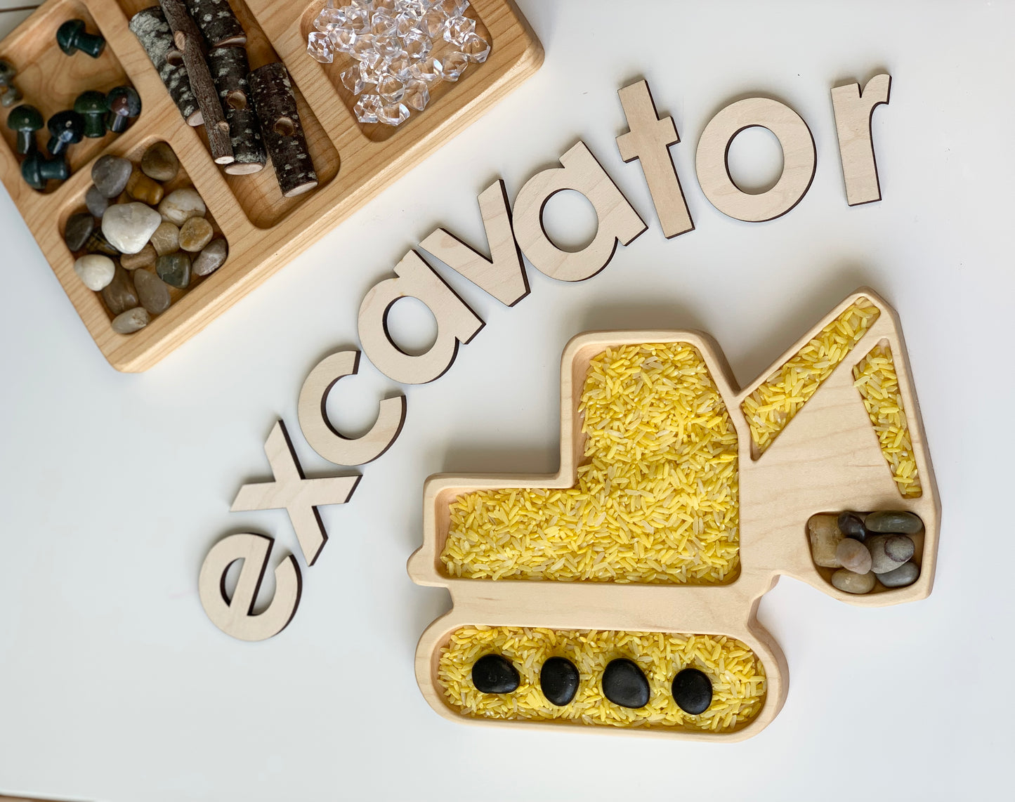 Excavator Plate / Sensory Tray