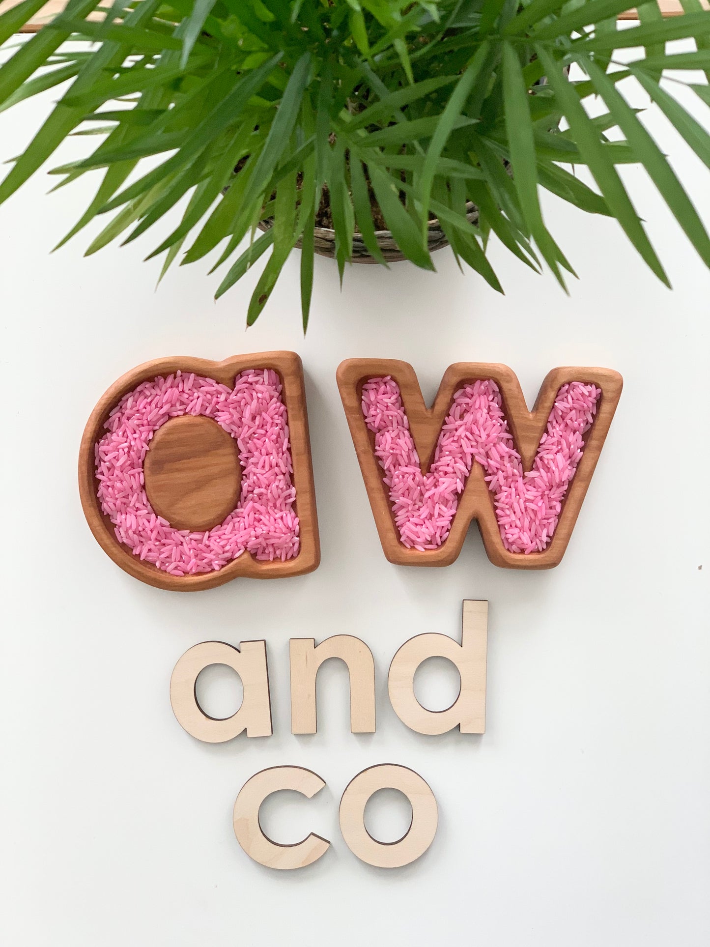 Alphabet Plate / Letter Sensory Trays