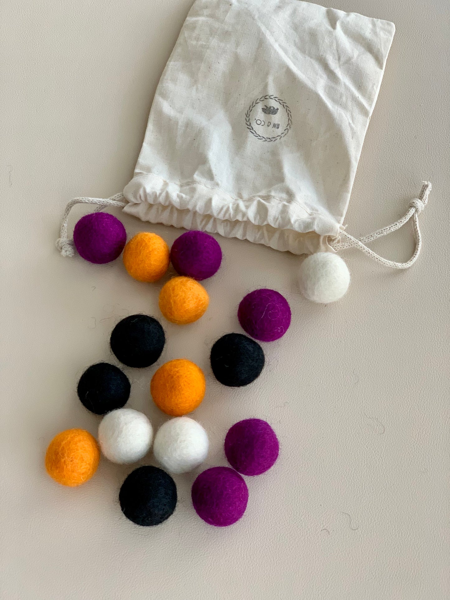 Felt Balls - Halloween Style 2