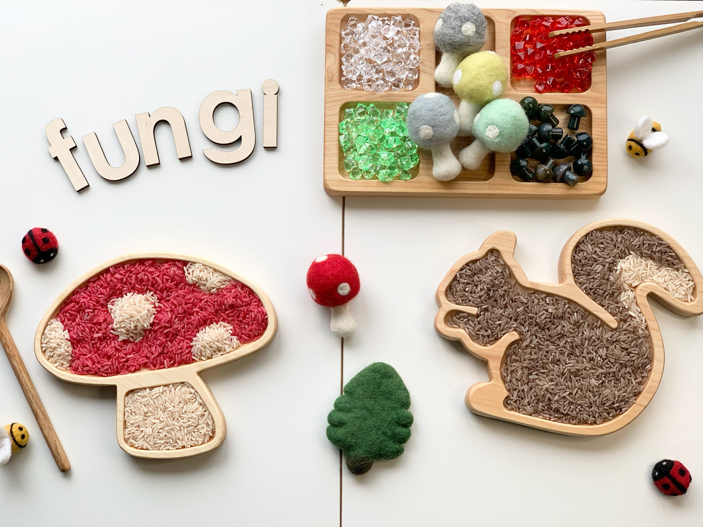 Squirrel Plate / Sensory Tray