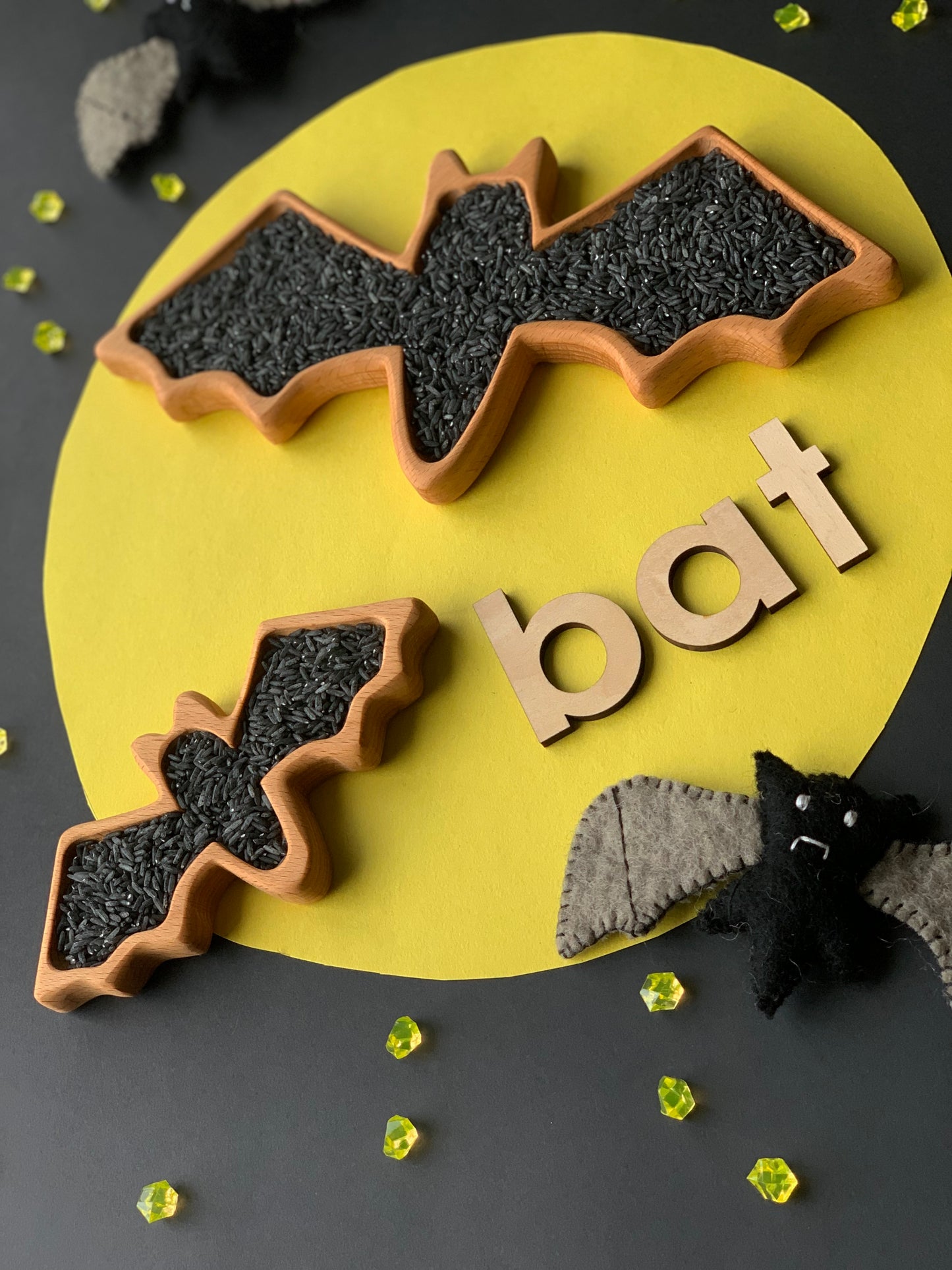 Bat Plates / Sensory Trays