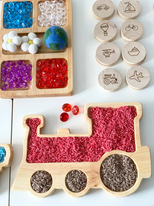 Train Plate / Sensory Tray