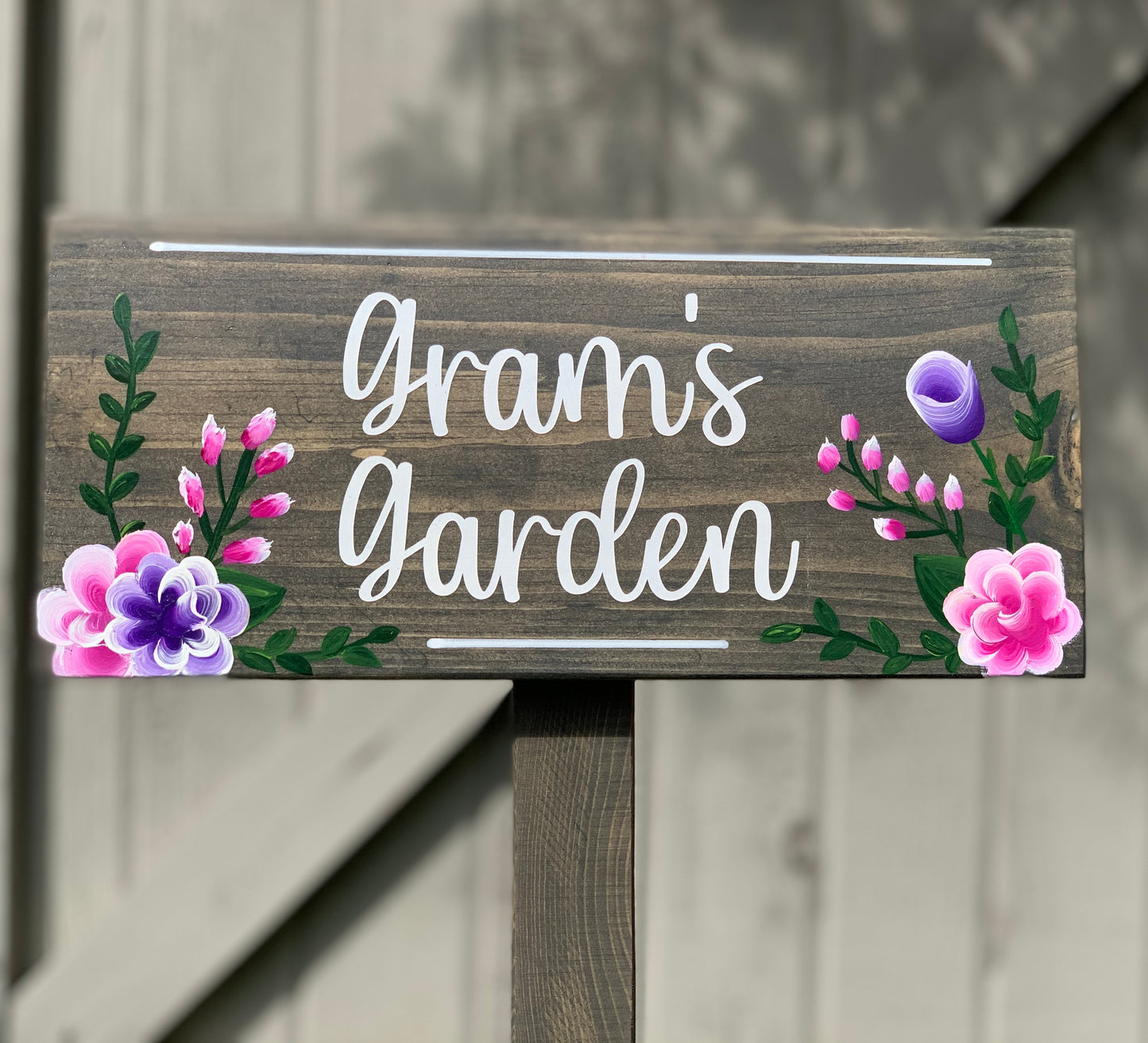 Large Custom Garden Sign