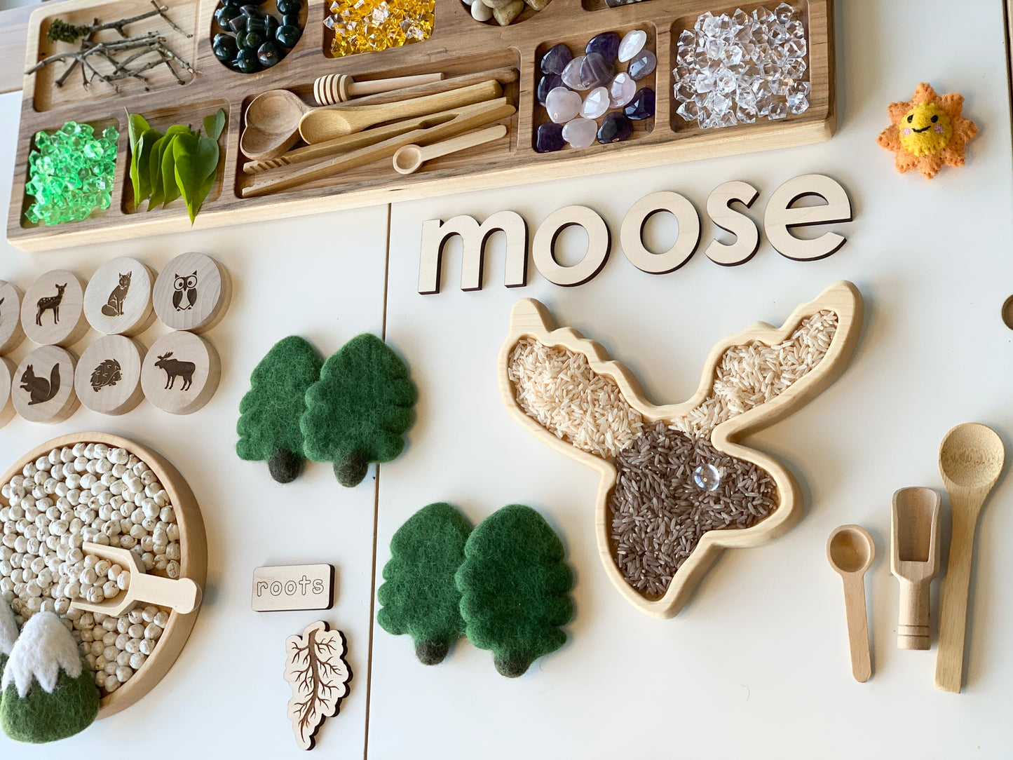 Moose Plate / Sensory Tray