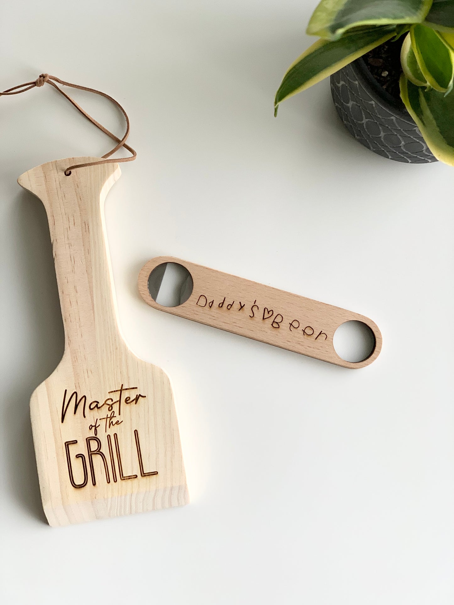 Custom Wooden Barbecue Scraper