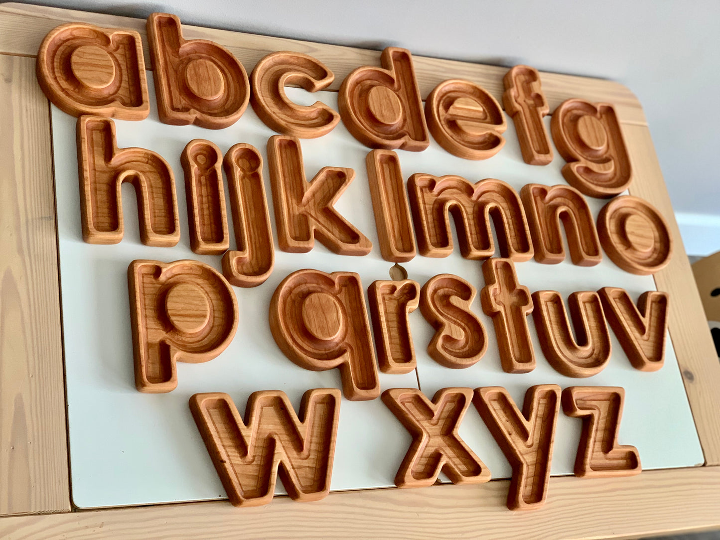 Alphabet Plate / Letter Sensory Trays