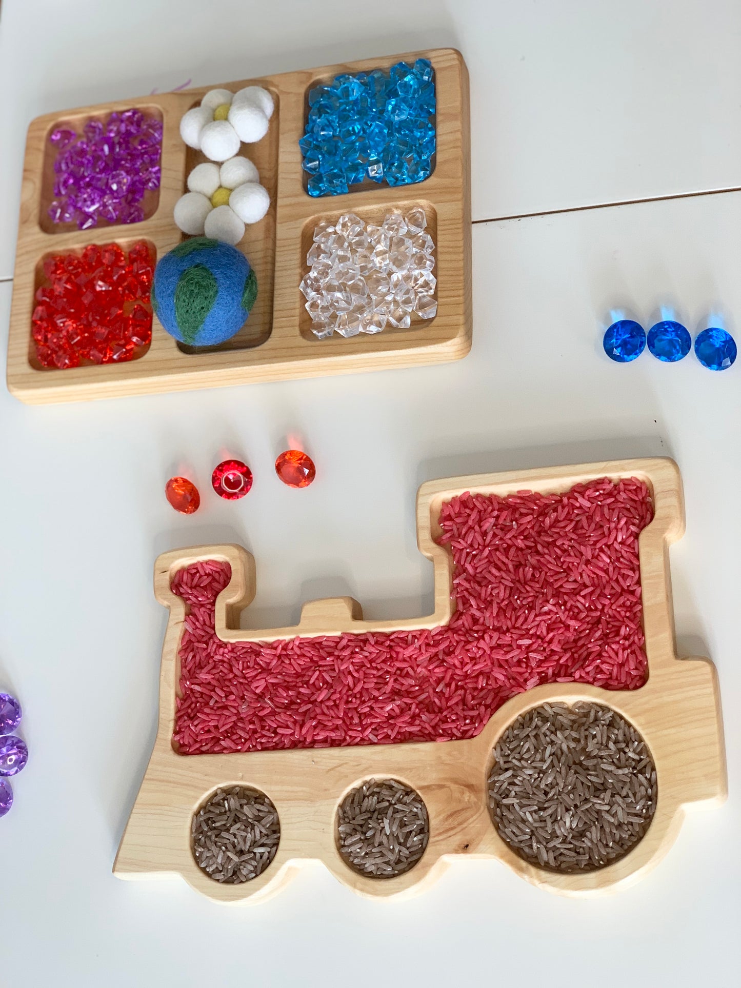 Train Plate / Sensory Tray