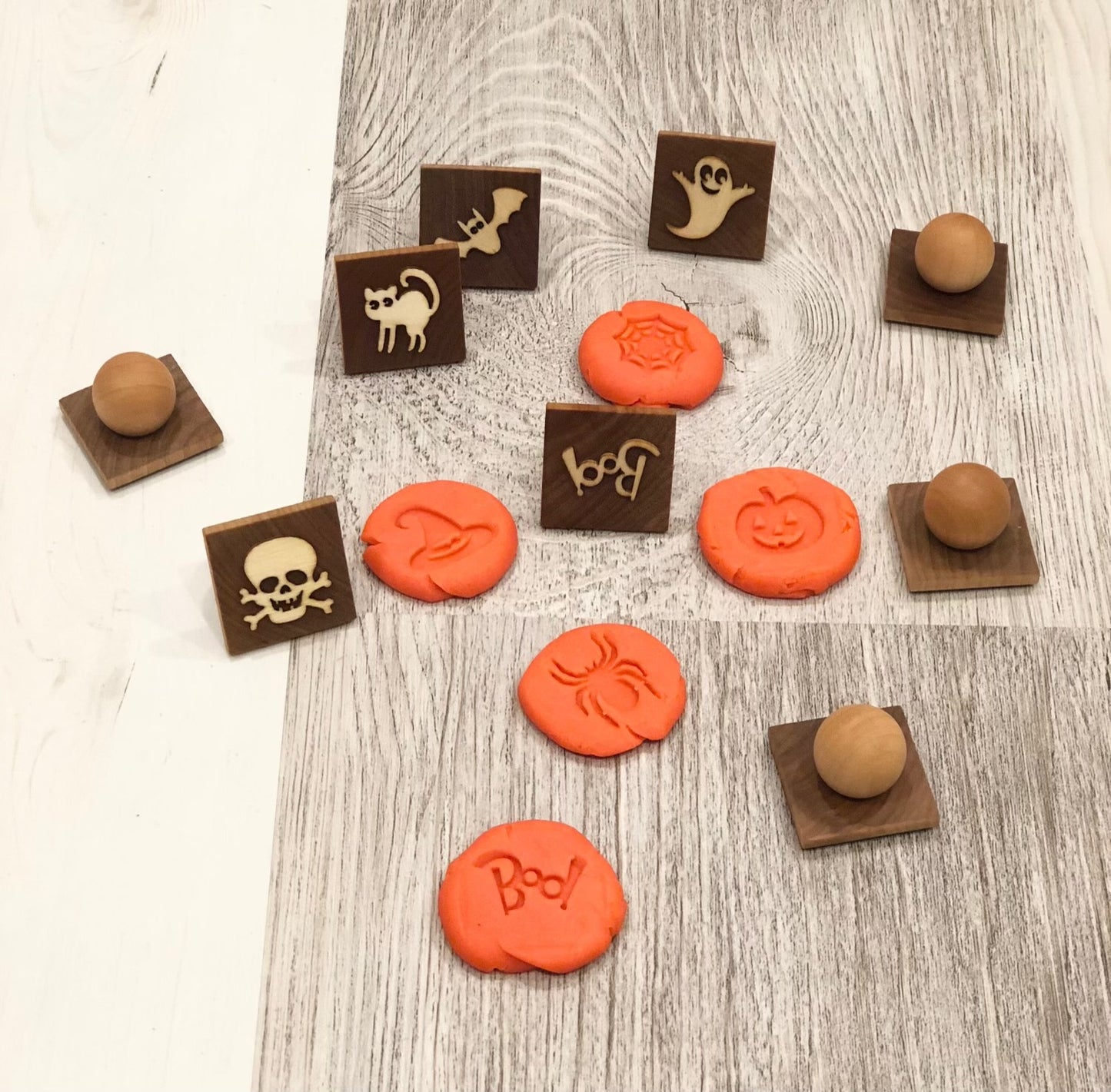 Halloween Play Dough Stamps