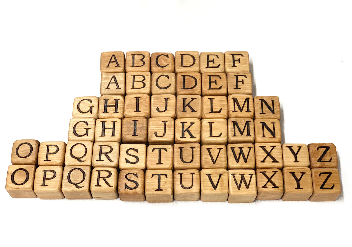 2” Alphabet Wood Blocks