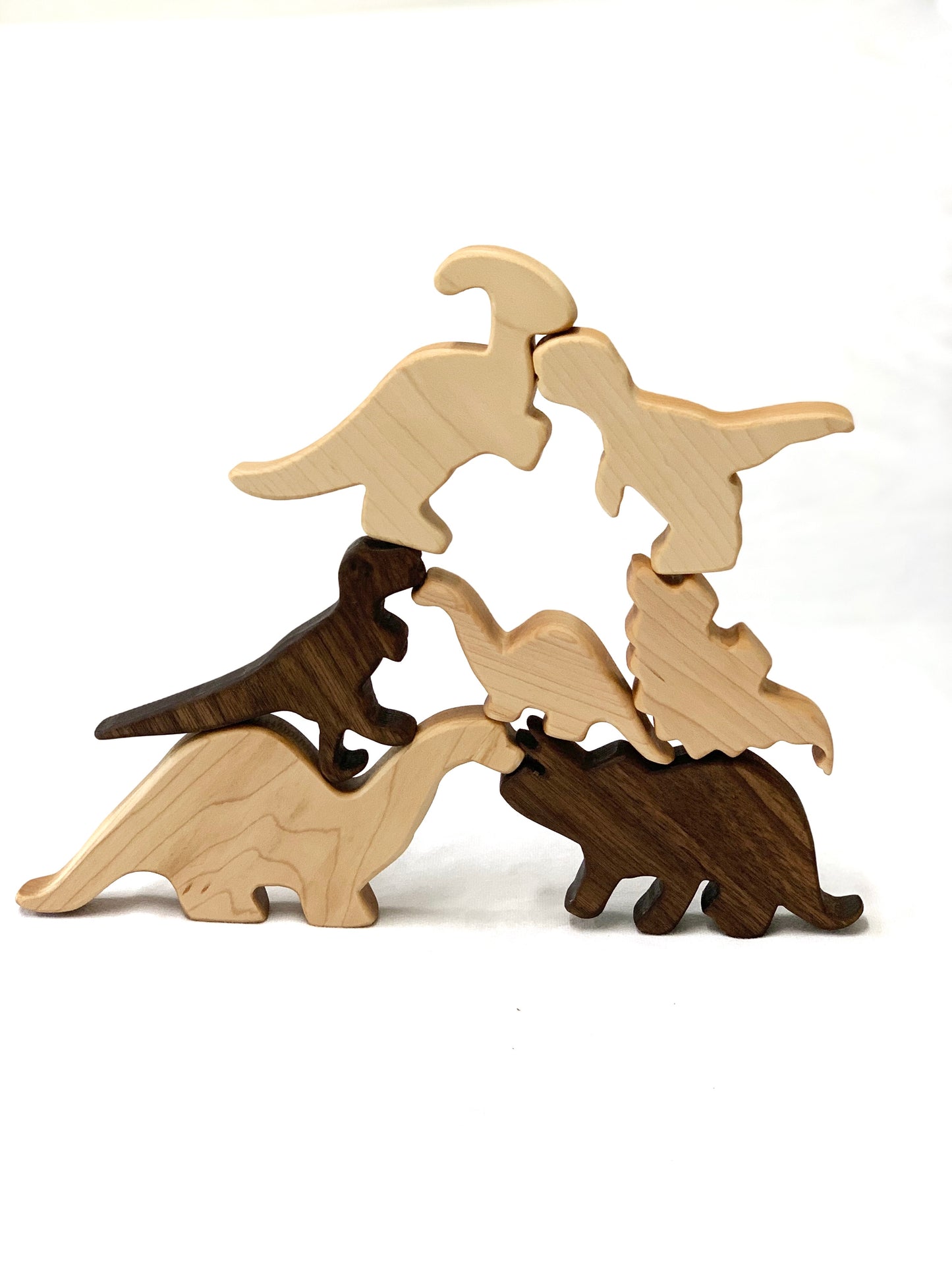 Dinosaur Animal Wood Toy Figurines