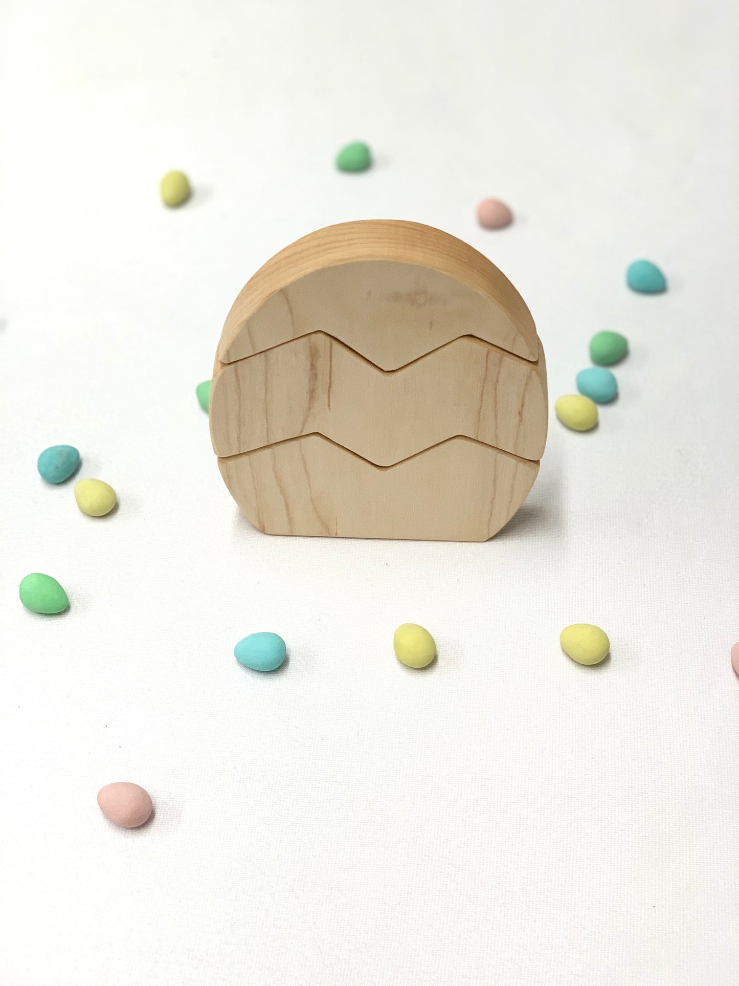 Hardwood Stacking Easter Egg