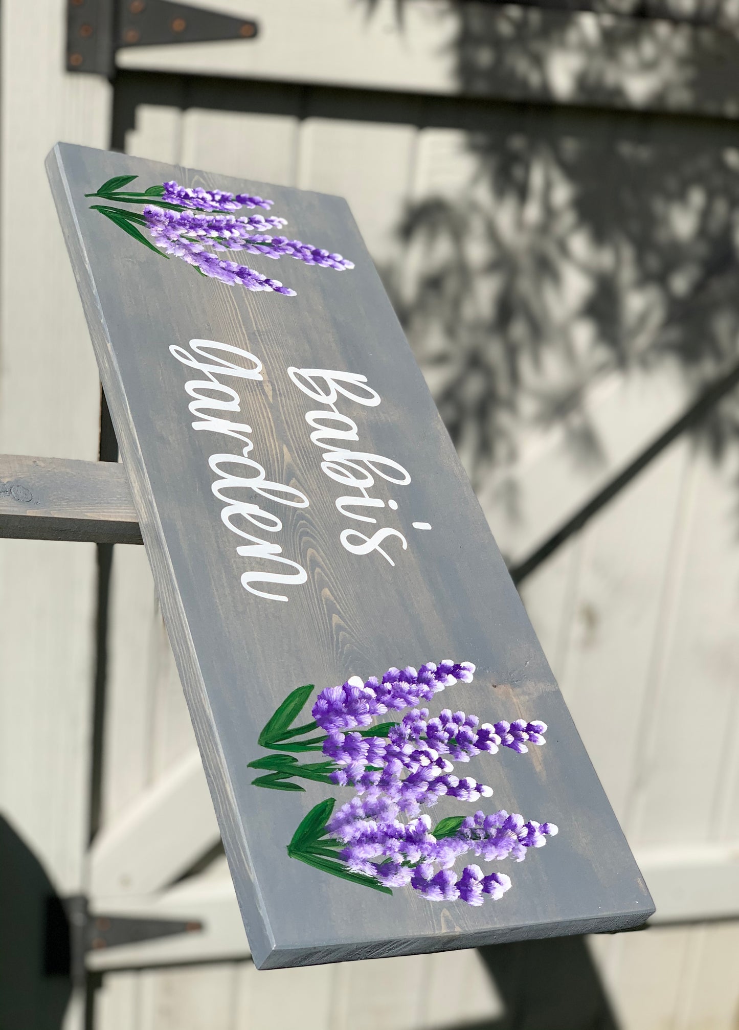 Large Custom Garden Sign