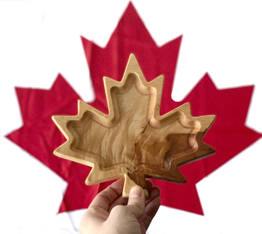 Maple Leaf Plate / Sensory Tray