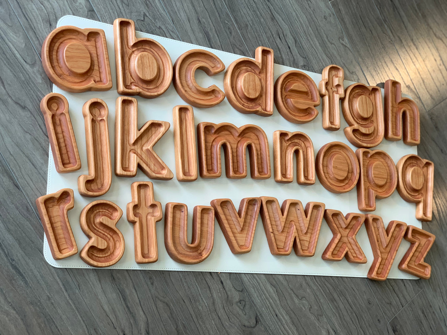 Alphabet Plate / Letter Sensory Trays