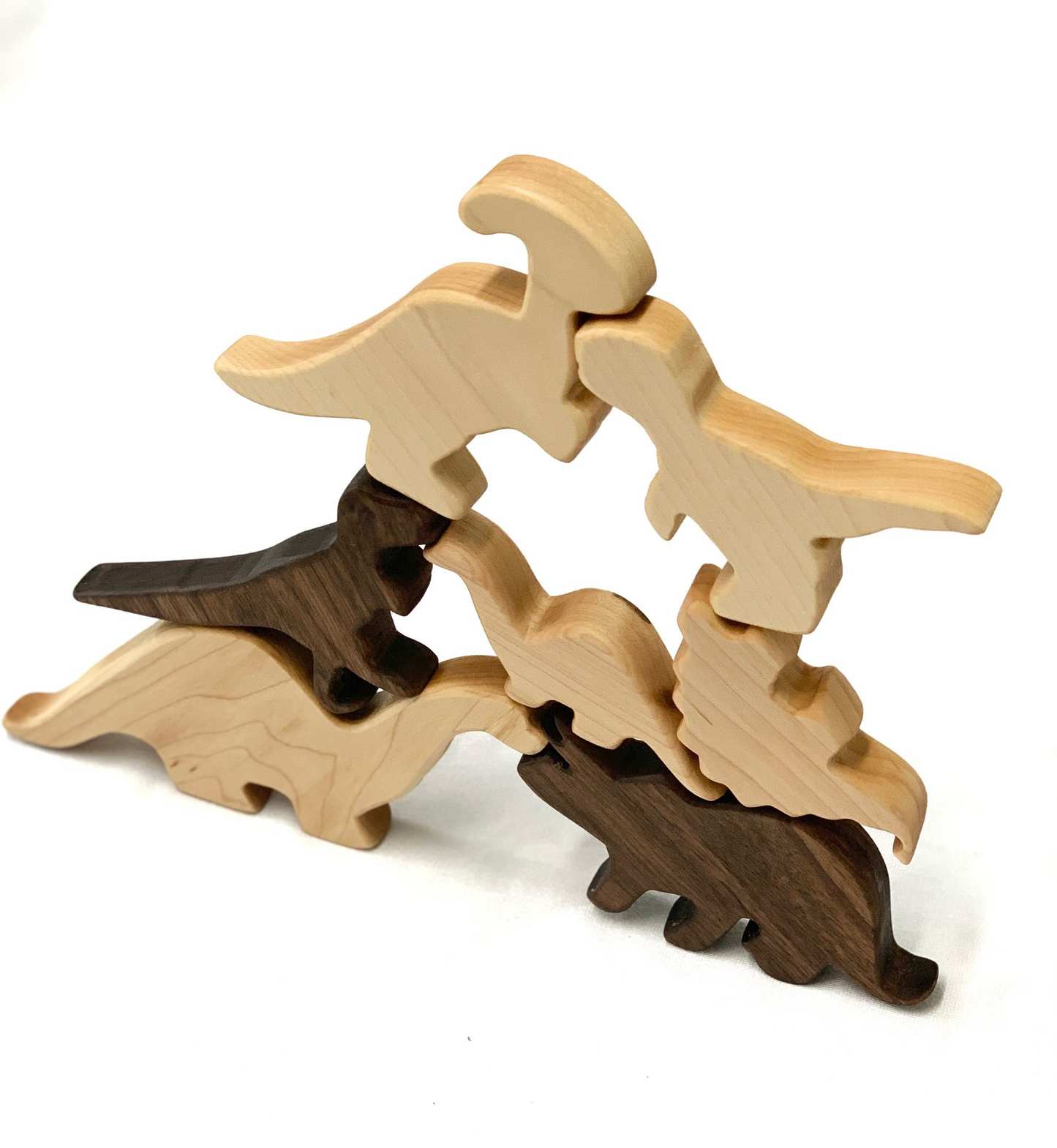 Dinosaur Animal Wood Toy Figurines