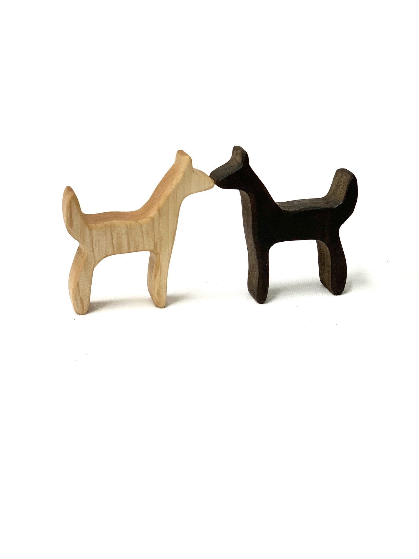 Doe Woodland Deer Animal Wood Toy Figurines