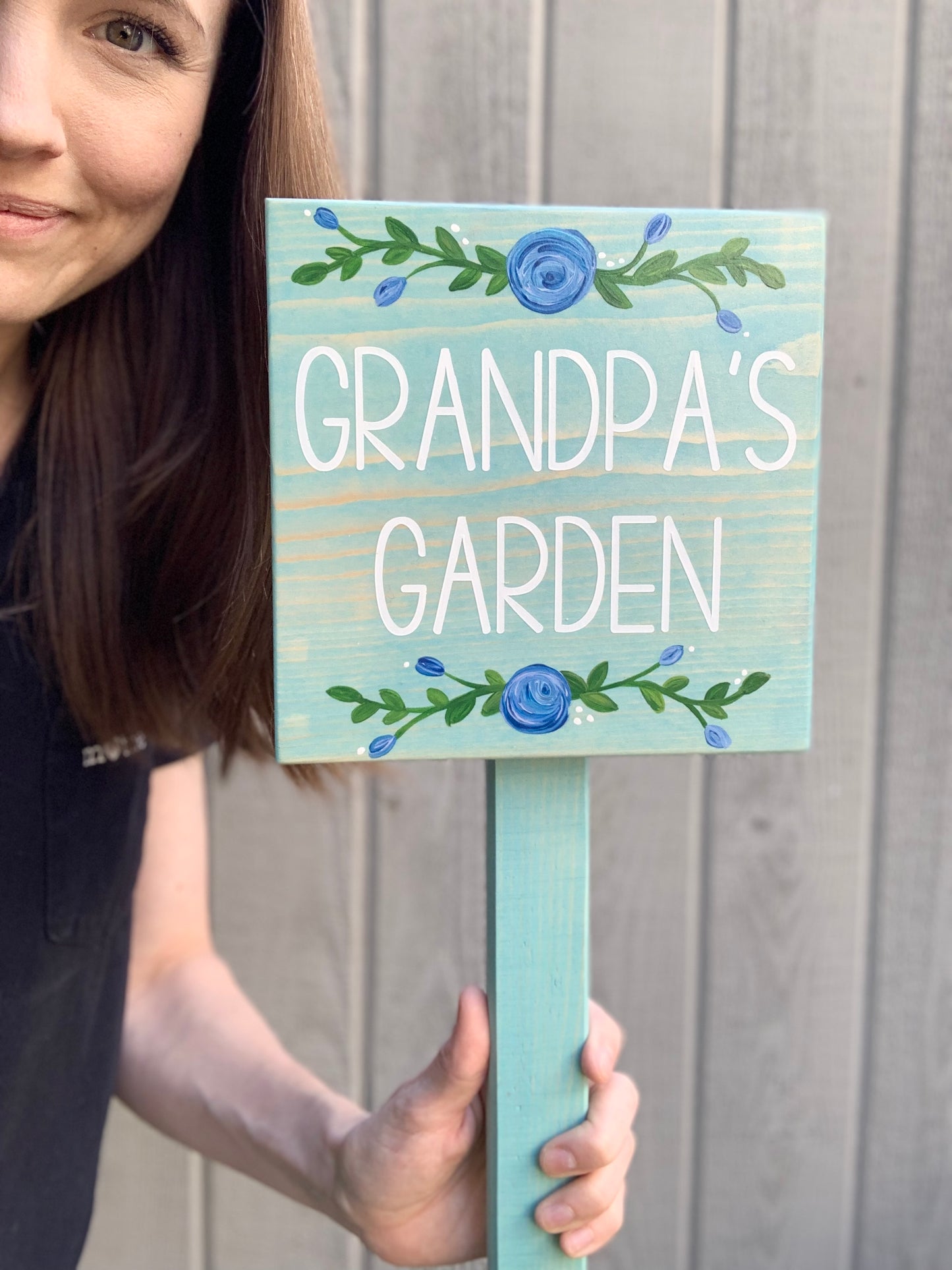 Square Garden Sign