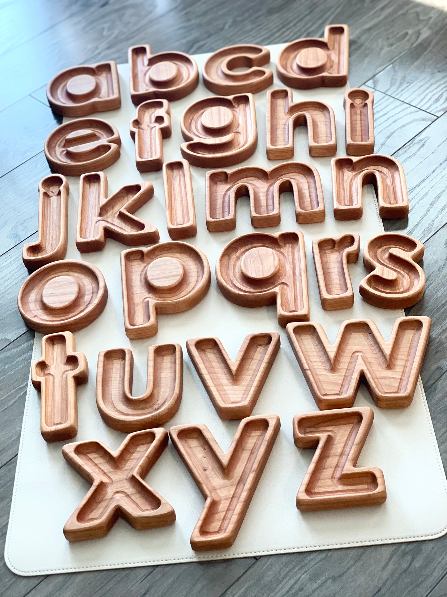 Alphabet Plate / Letter Sensory Trays