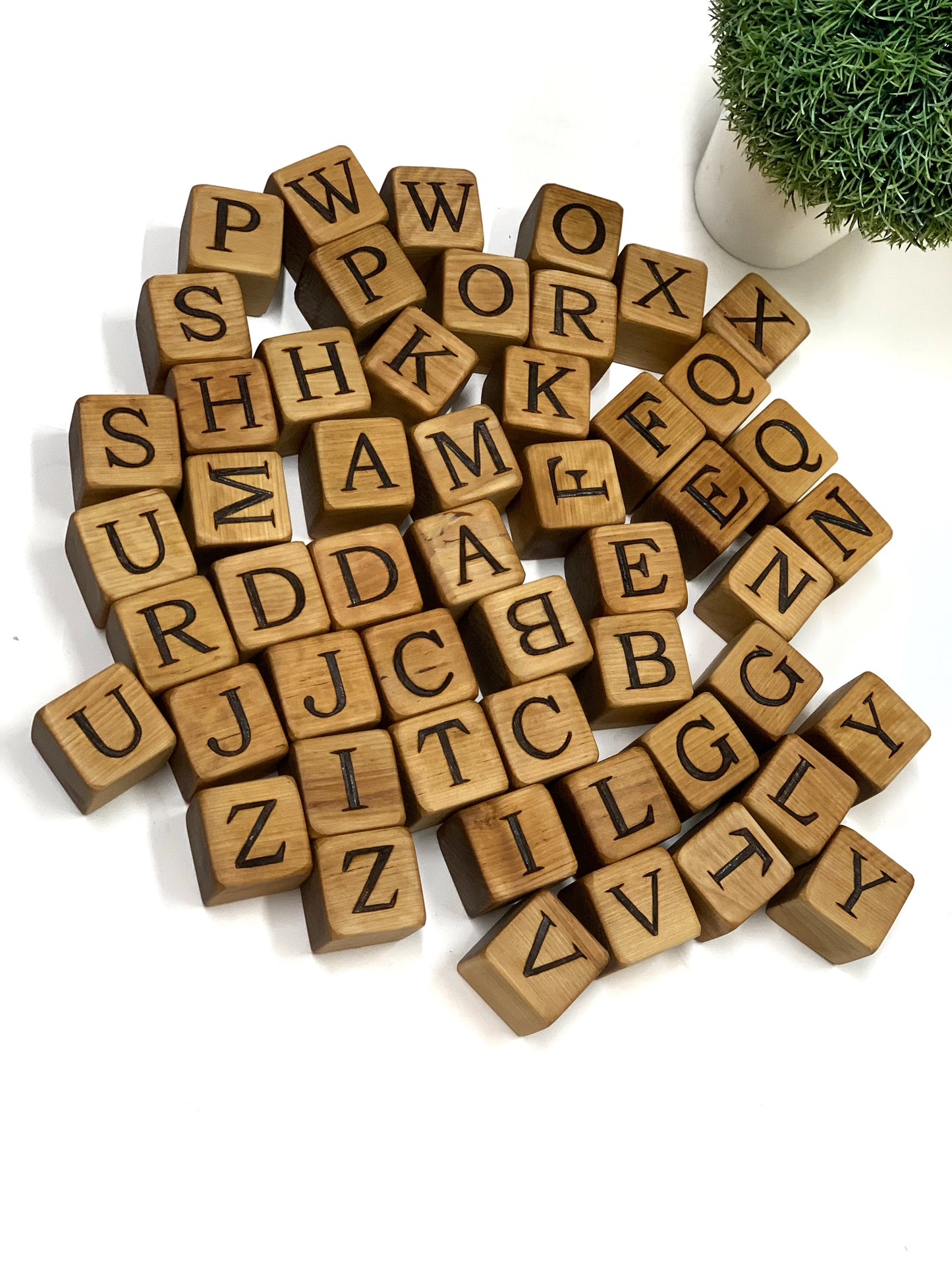 2” Alphabet Wood Blocks