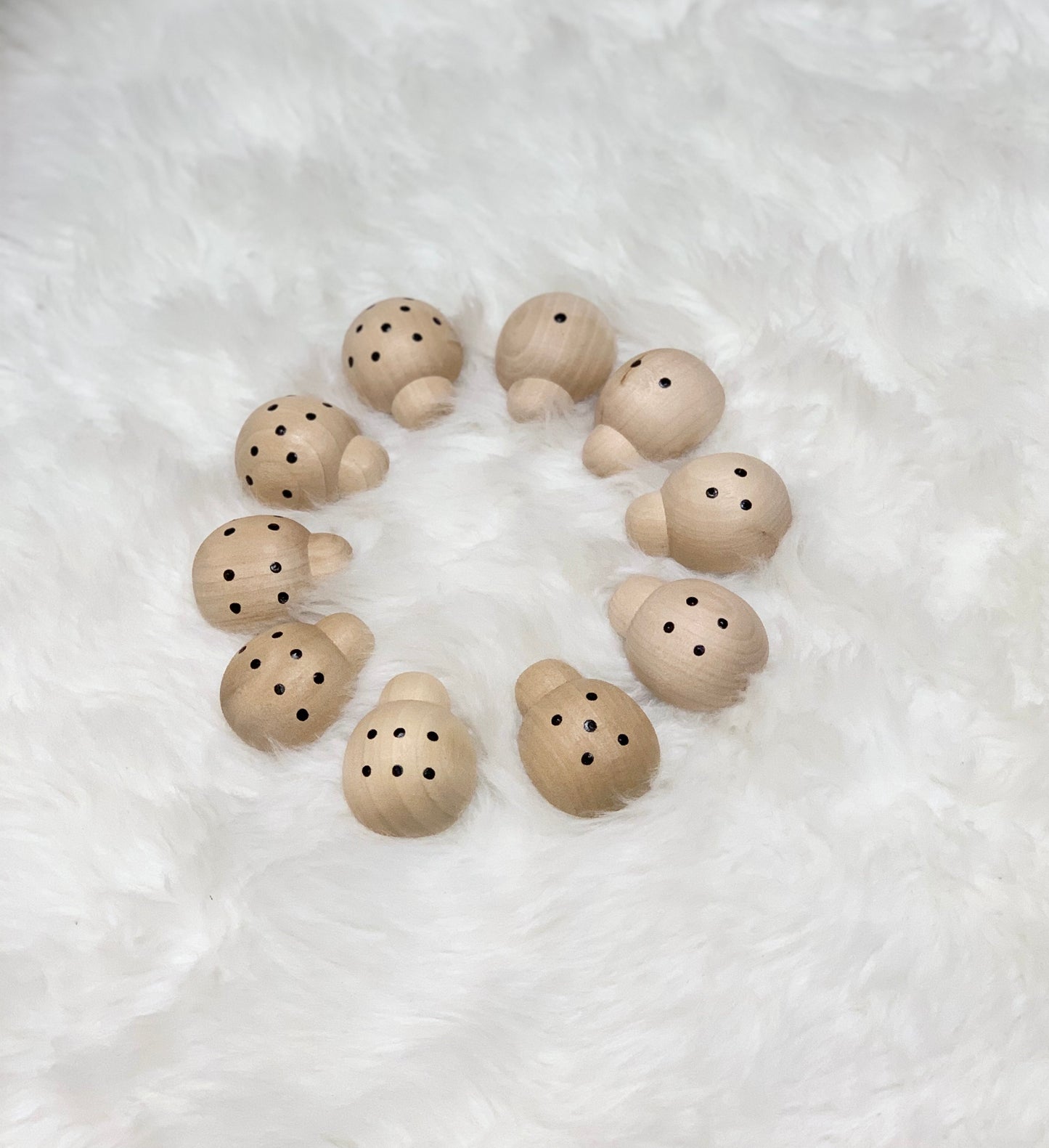 Wooden Counting Ladybugs