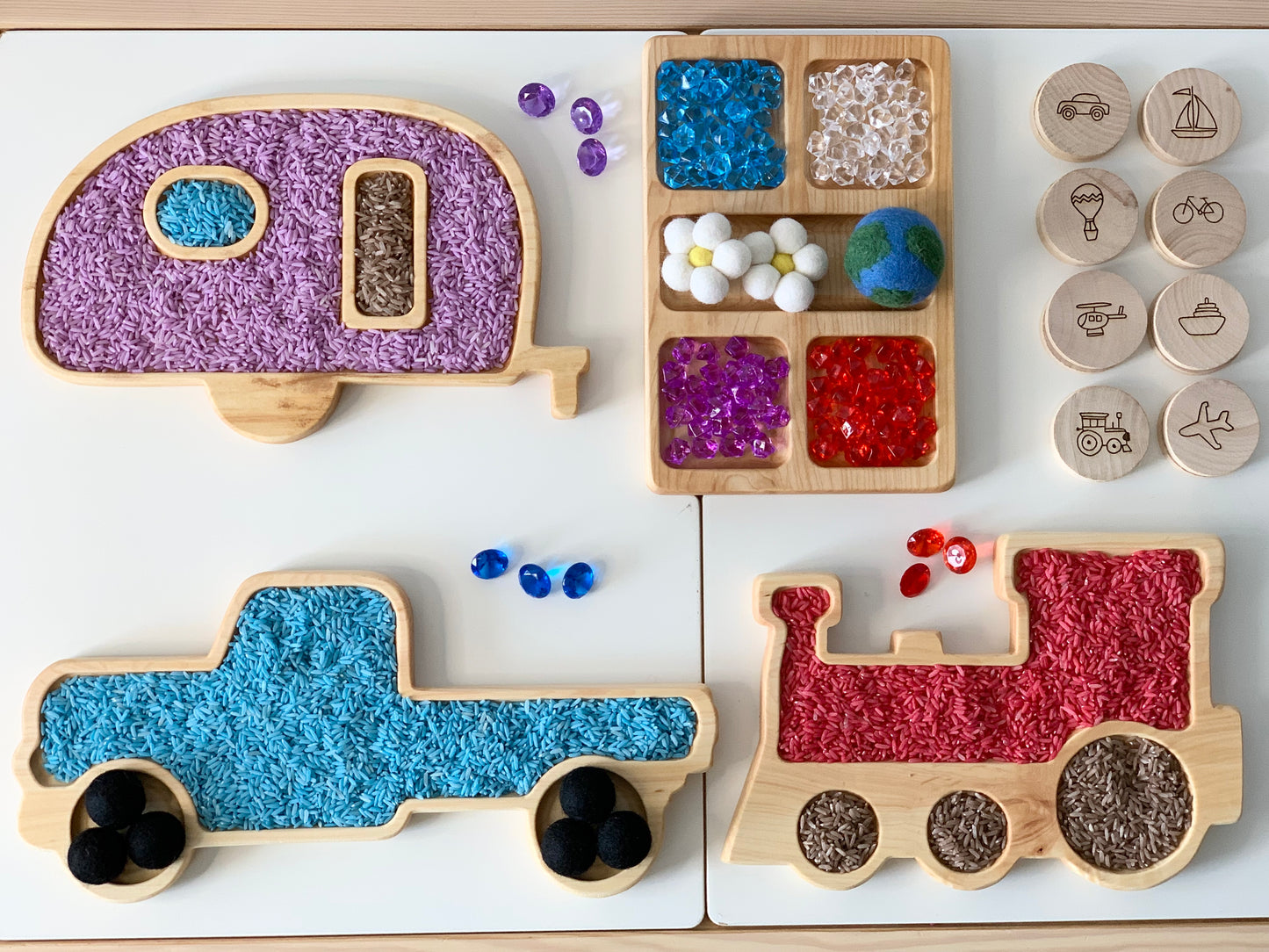 Camper Plate / Sensory Tray