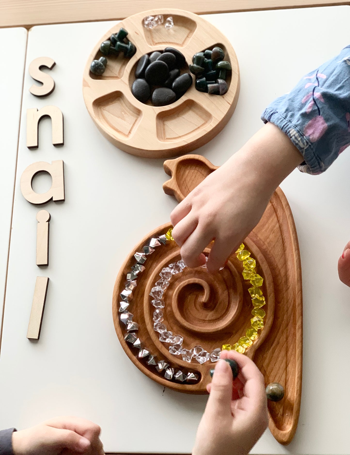 Snail Plate / Sensory Tray