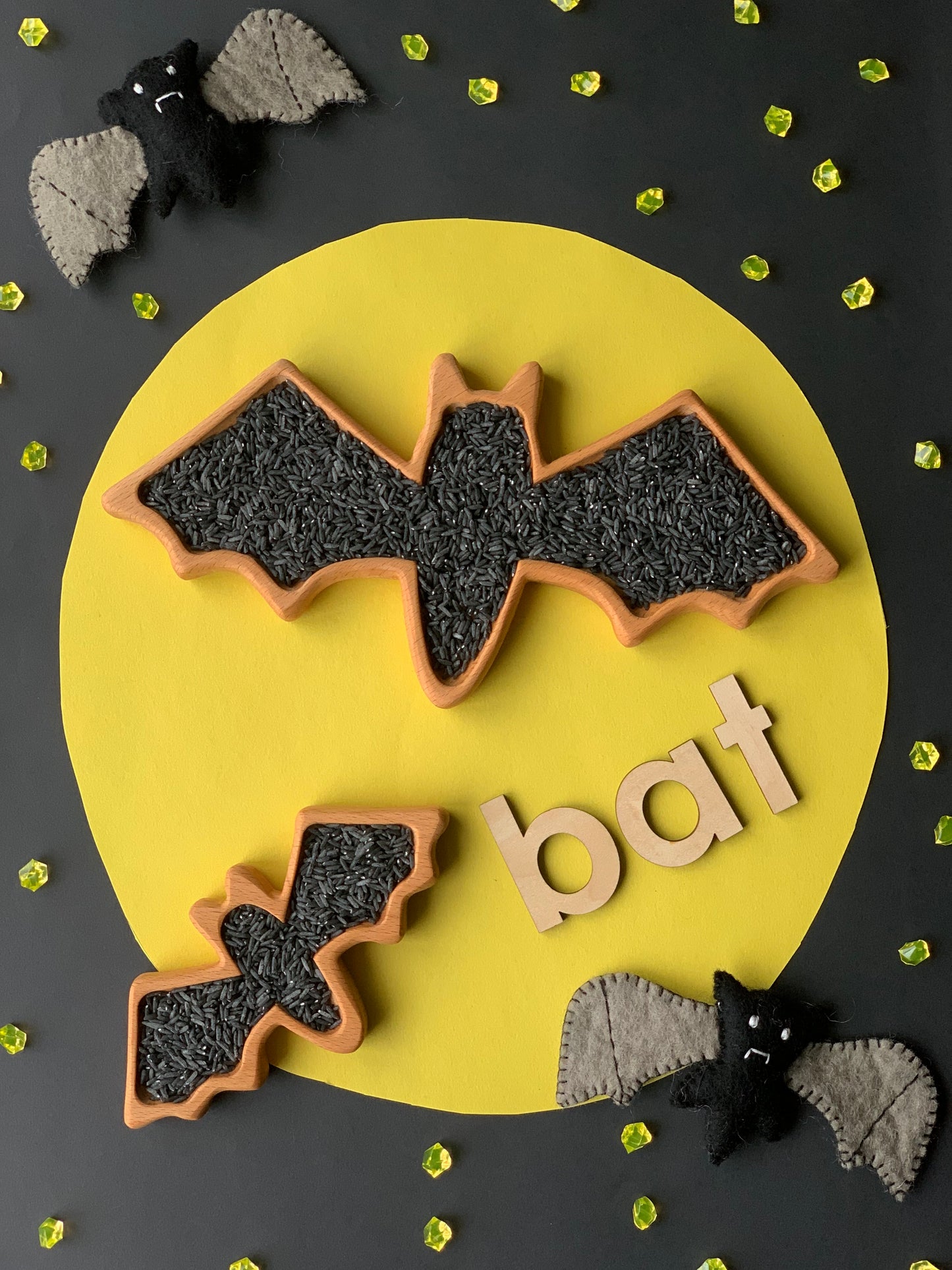 Bat Plates / Sensory Trays