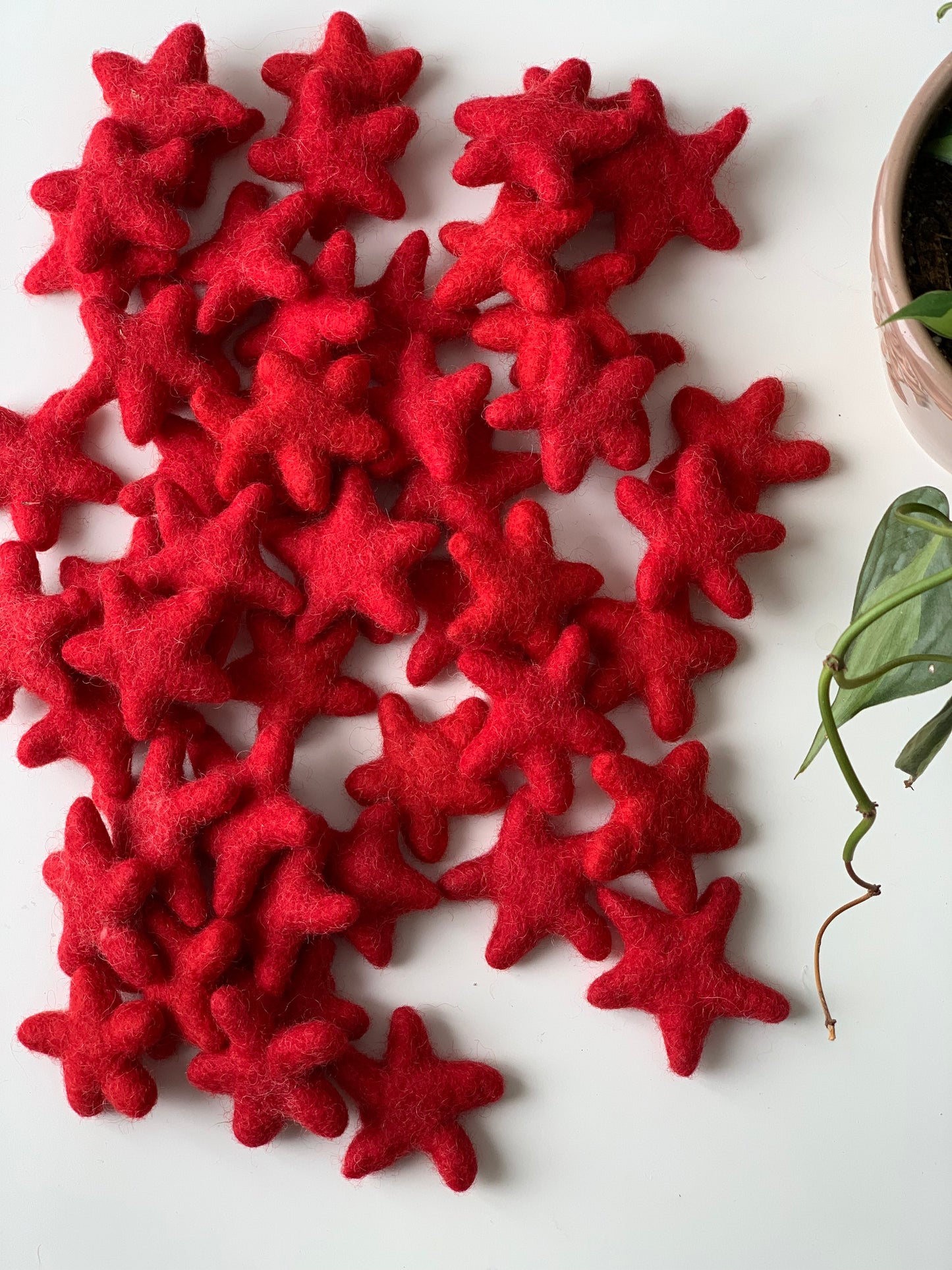 Rainbow Felt Stars