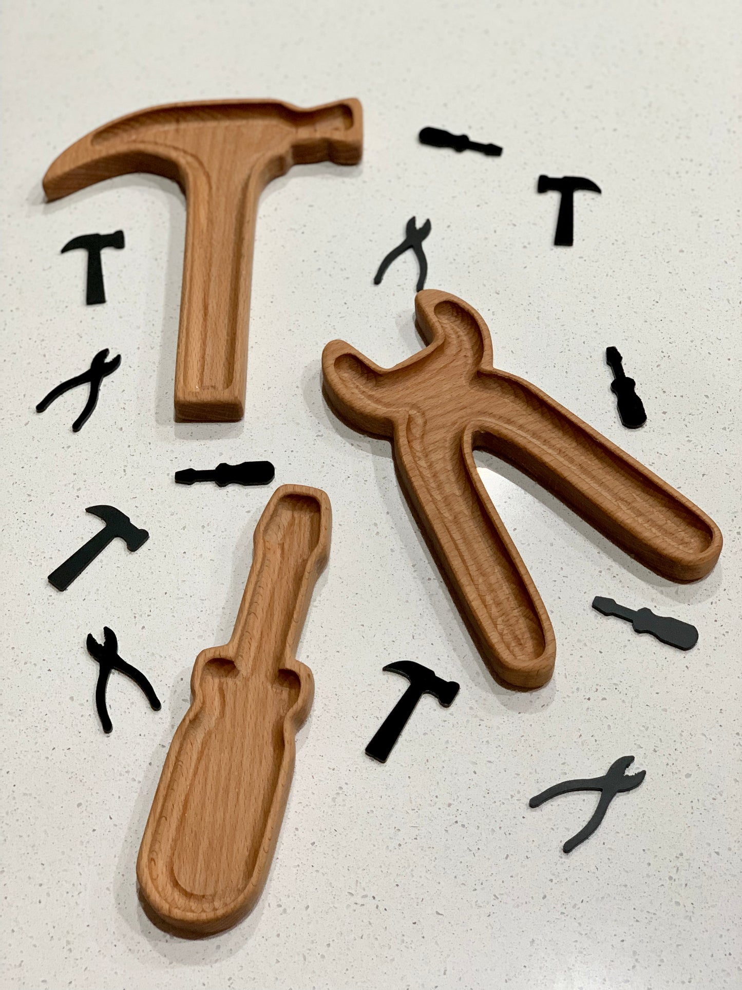 Tool Shaped Sensory Tray / Plate