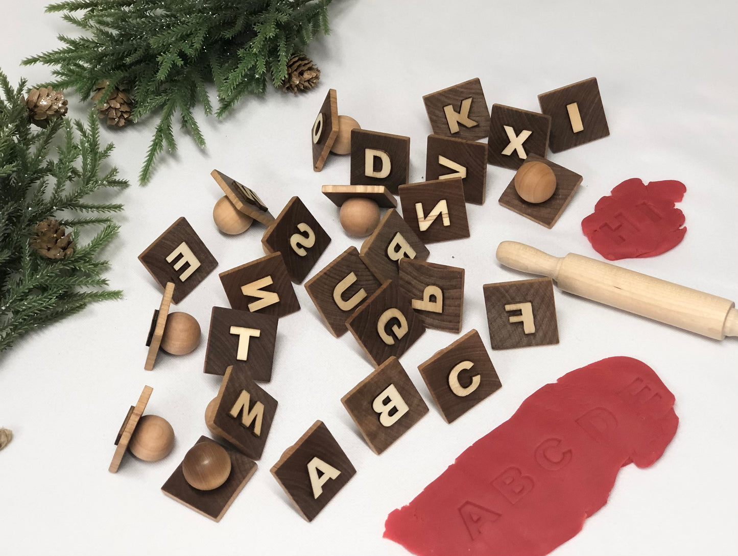 Alphabet Play Dough Stampers