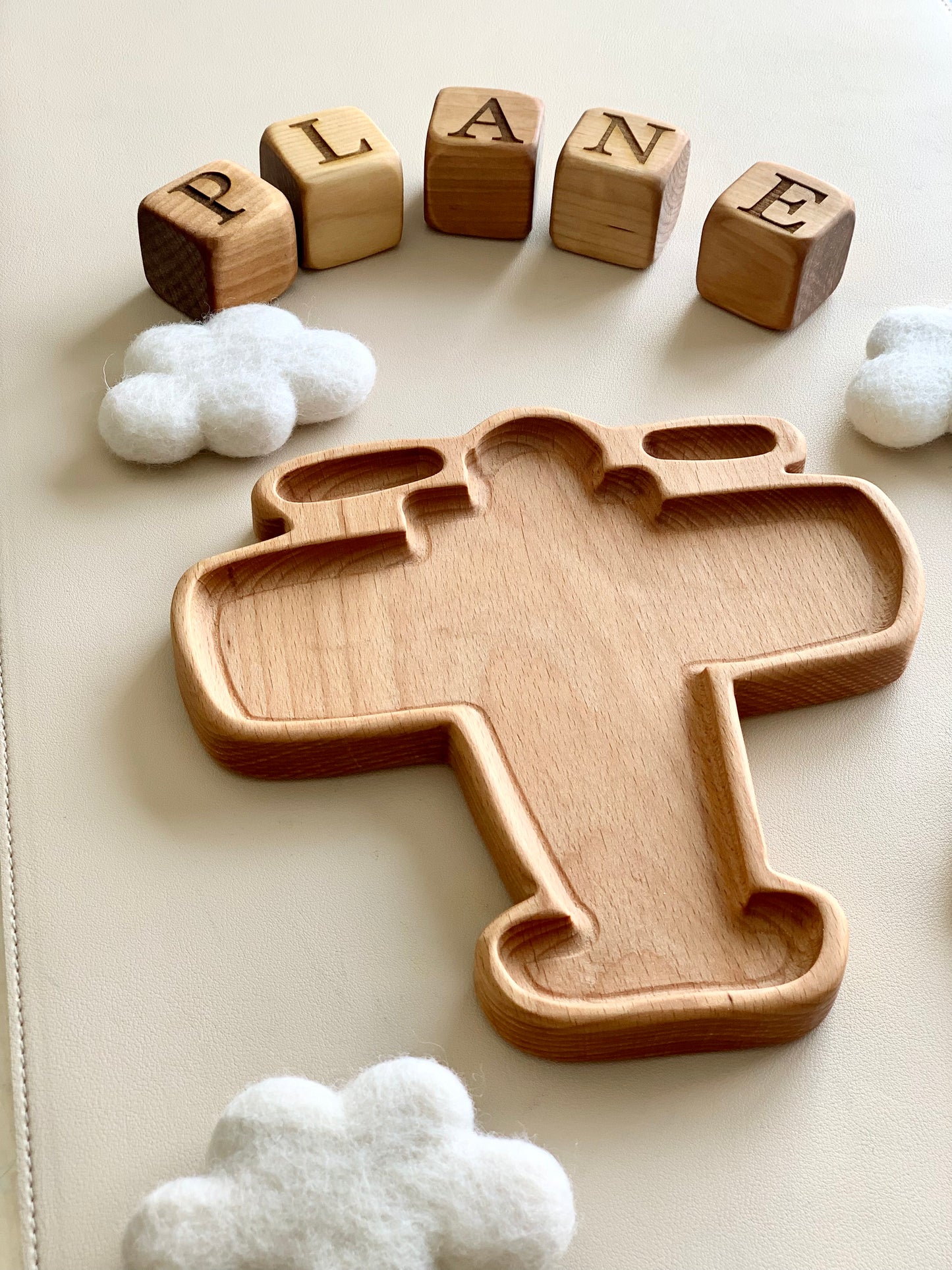 Airplane Sensory Tray / Plate