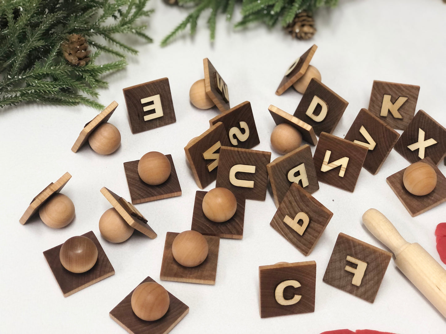 Alphabet Play Dough Stampers