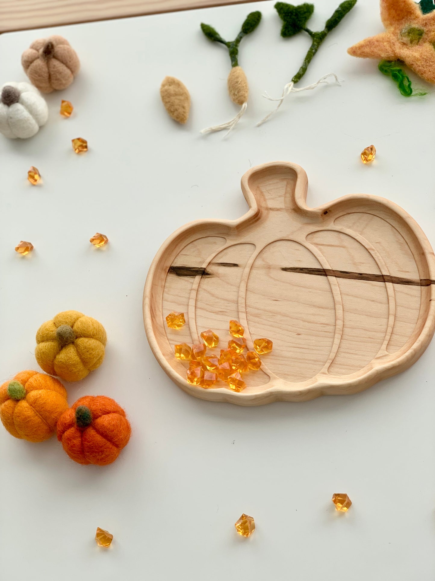 Pumpkin Plate / Sensory Tray