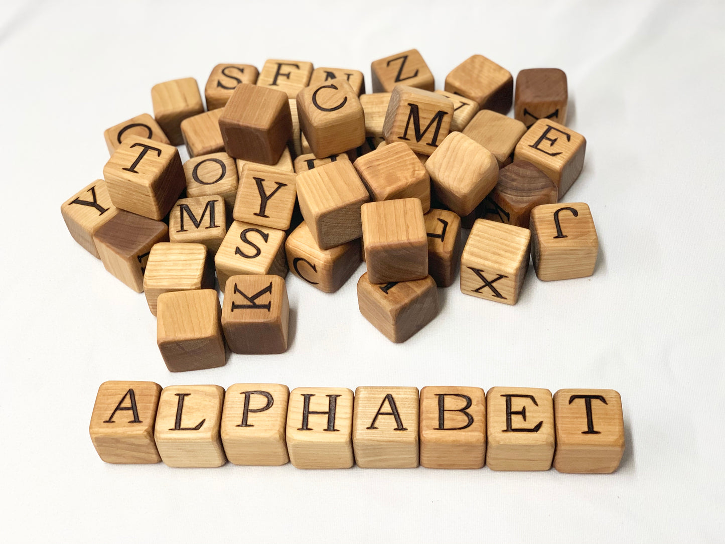 2” Alphabet Wood Blocks