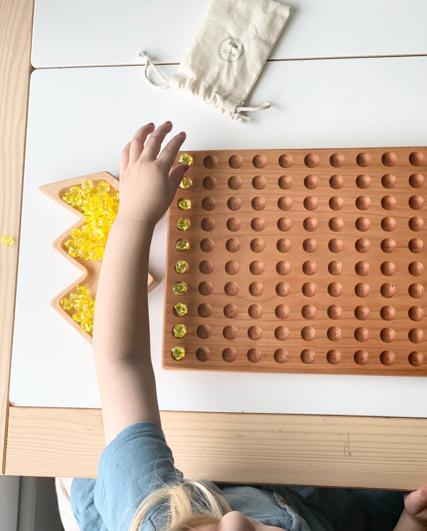 100 Frame Hundred Sorting Board Sensory Tray